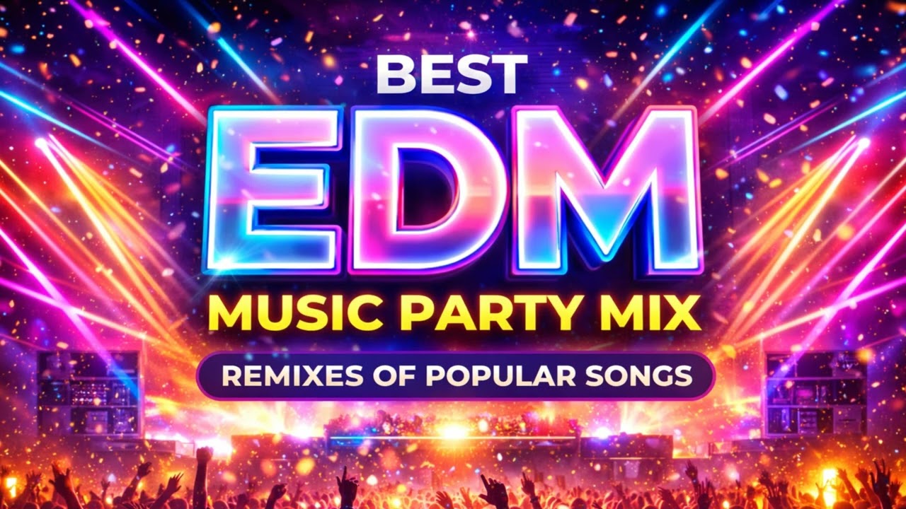 🎧 Best EDM Music Party Mix 2026 — Remixes of Popular Songs