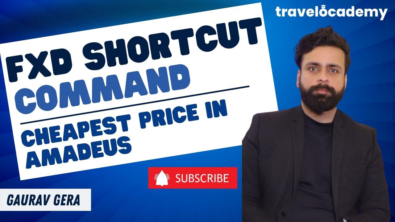 Amadeus Session - 51  | Amadeus Pro | Use of FXD command without Availability  | Gaurav Gera