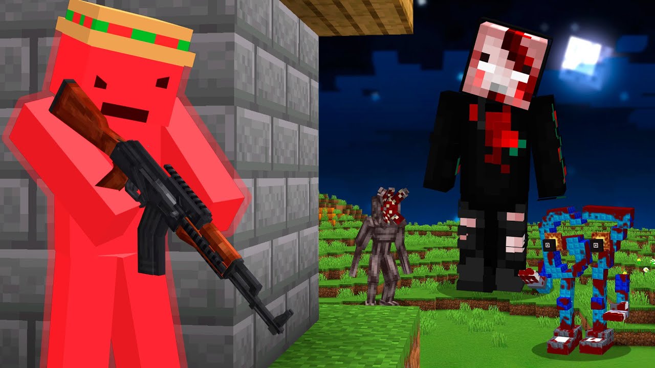 Usé Armas vs Todos los DWELLERS de Minecraft!