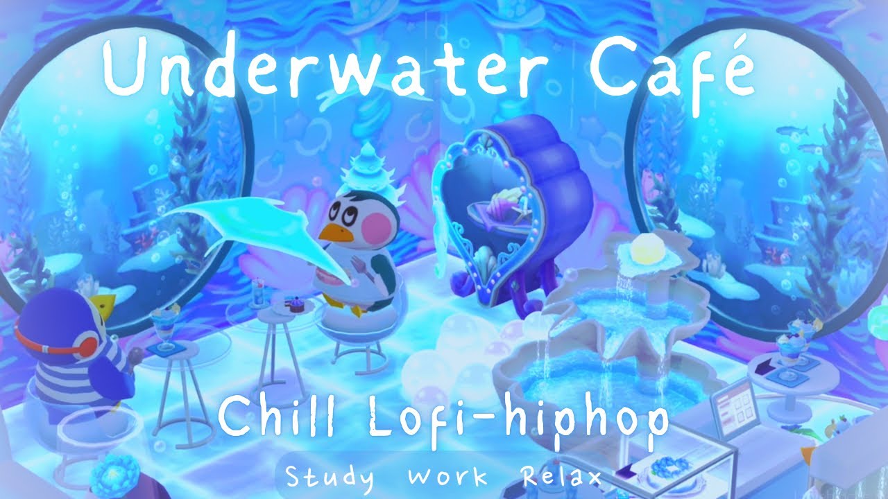 🎧Underwater Caf&eacute; ☕️ lofi chill music & water soundscape▪️Animal Crossing 
