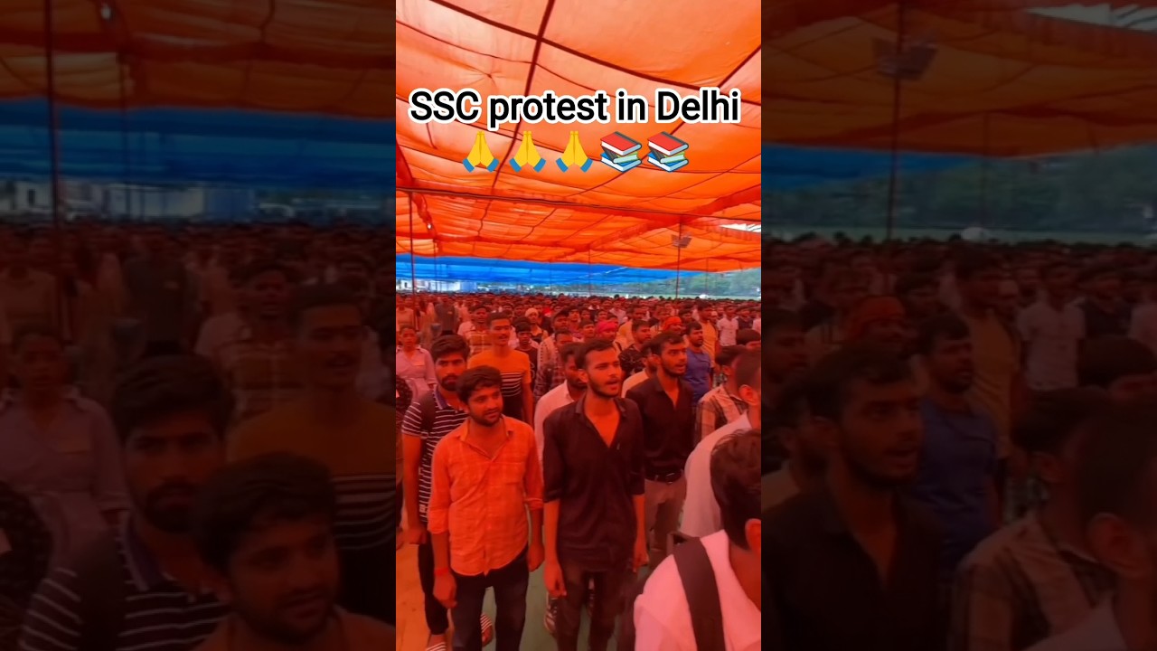 ssc protest at Ramlila ground in delhi 🙏📚📚📚 #ssc