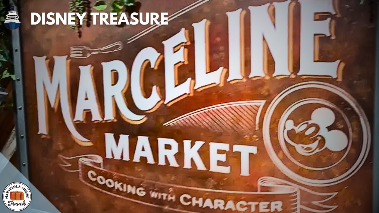 Inside Disney's Marceline Market Restaurant on the Disney Treasure!