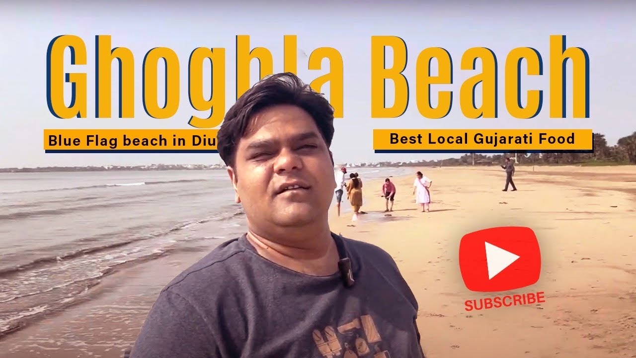 EP5: Ghoghla Beach Diu| Best places to eat in Diu Local Gujarati food| Blue Flag beach in Diu