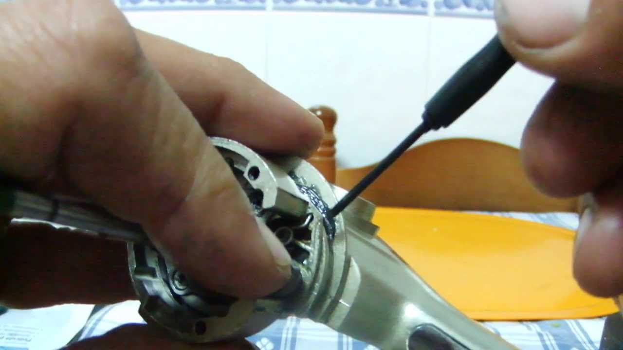 tica scepter GE 9000 troca de casquilho por rolamento