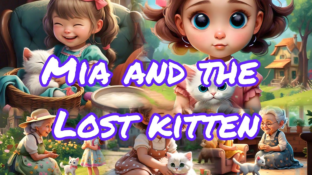 Mia and the lost Kitten || Stories for children in English || Read aloud stories for toddlers