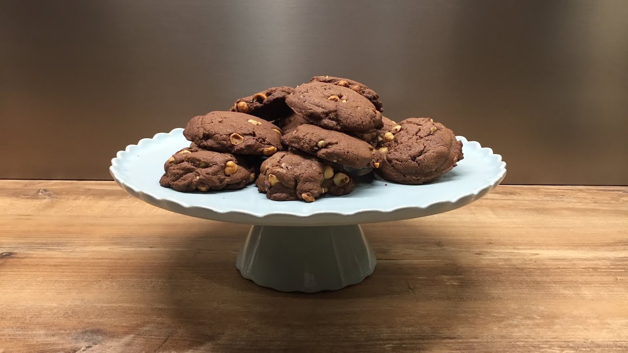 Haselnuss Nougat Cookies
