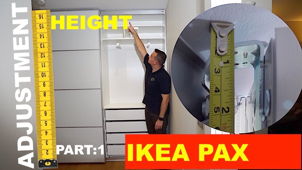 IKEA PAX Sliding doors (Height adjustment) PART:1