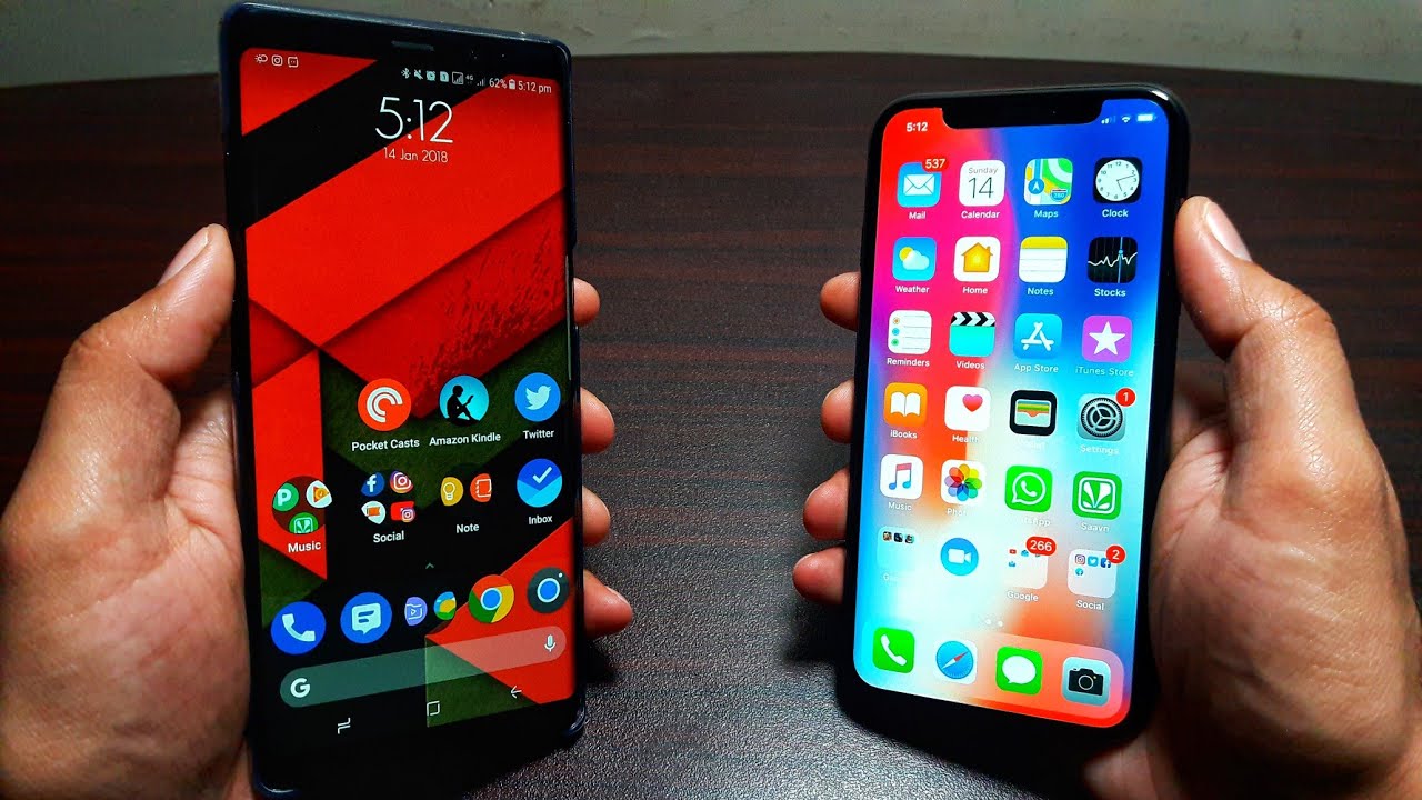 iPhone X vs Note 8! Portrait mode Comparison!!!