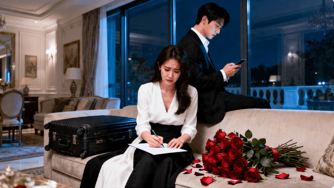 三周年紀念日一通電話，他毫不猶豫拿著千萬珠寶離開去哄白月光，回來時卻用贈品鮮花敷衍她，愛已消散她收拾行李出國，他卻紅了眼求她別走