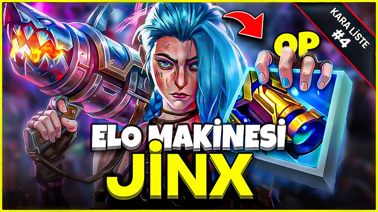 DÜŞÜK ELO İÇİN EN GÜÇLÜ JINX BUİLDİ İLE OYNADIM... | KARA LİSTE #4