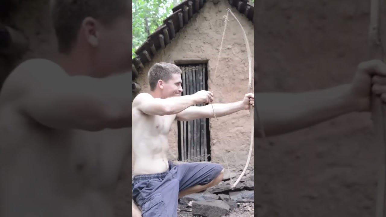 How to Make a Primitive Bow and Arrow #forest #survival #primative #bushcraft #creativesurvival