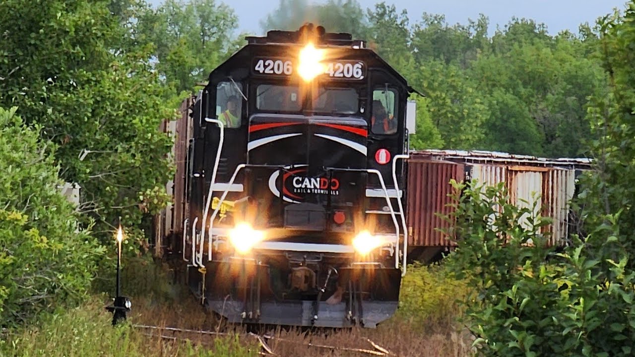 Rare Milage on the Cando! Railfanning the CEMR Pine Falls Branchline (8/1/2023)