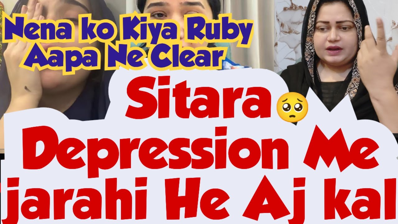 Sitara Preshan Asal wja Ye😨Nena Bap Ko Milne Gai🤔ruby Ne kiya Clear 
