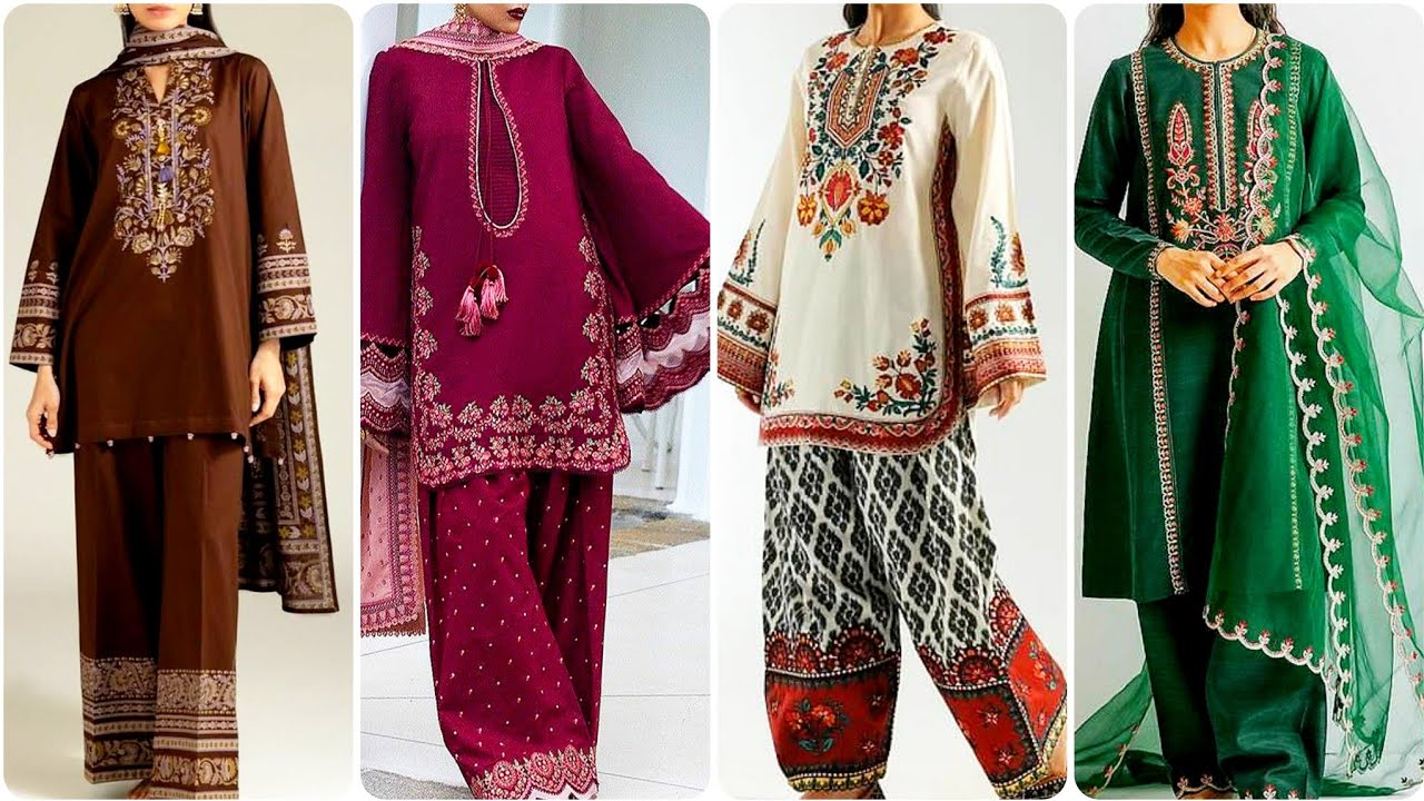 Latest Embroidery Kurti Designs 2026/Elegant Girls Dress Ideas/Gorgeous Embroidery Dress Collection
