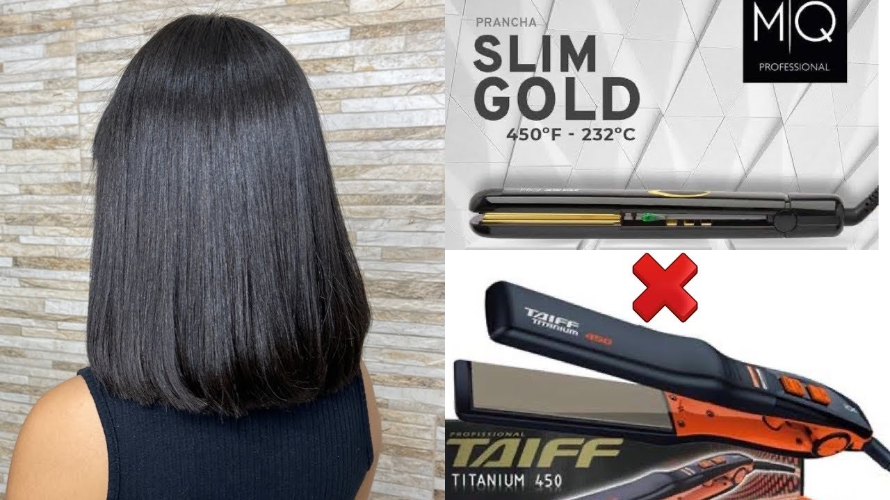 Prancha Mq Slim Gold ou Taiff Titanium 450 para uso no dia a dia?