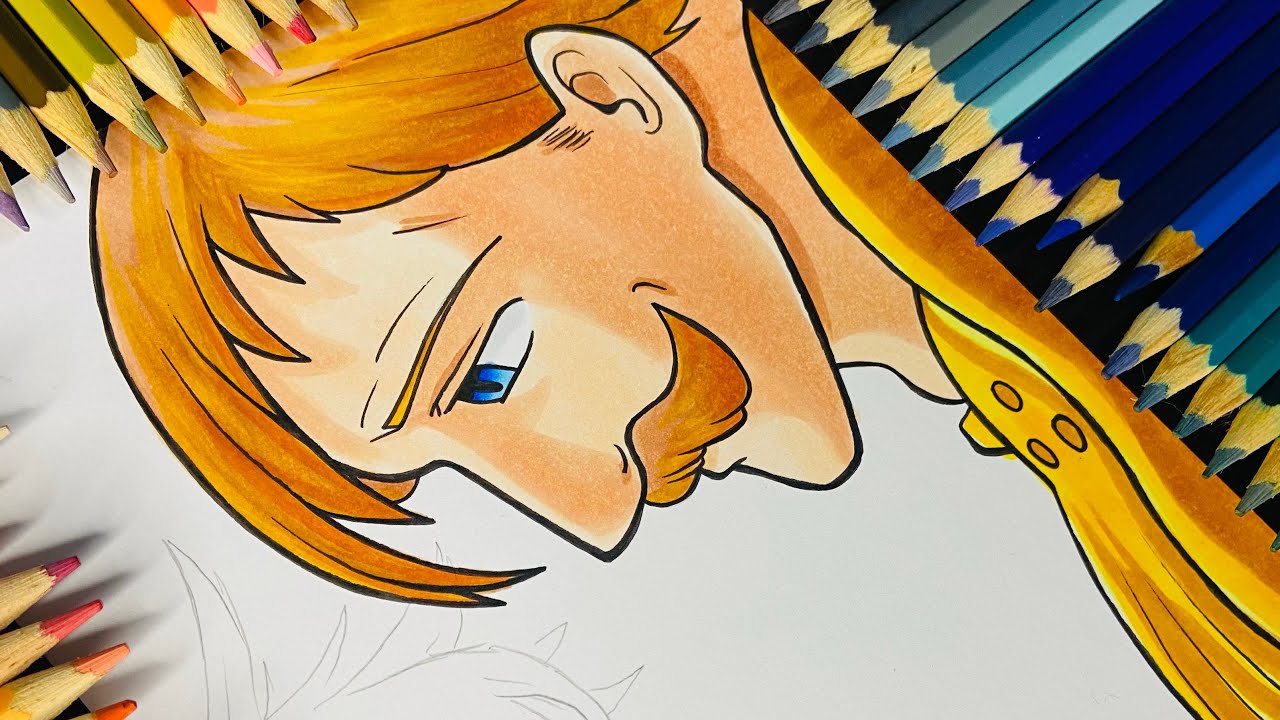 Como Desenhar o Escanor - Nanatsu no Taizai (Pecado do Orgulho) + Estarossa #shorts