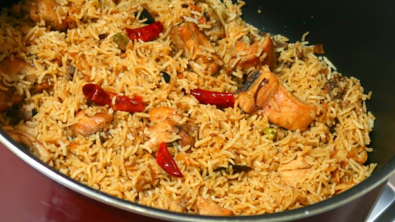 ഈസി ചിക്കൻ പുലാവ് || easy  chicken pulao recipe