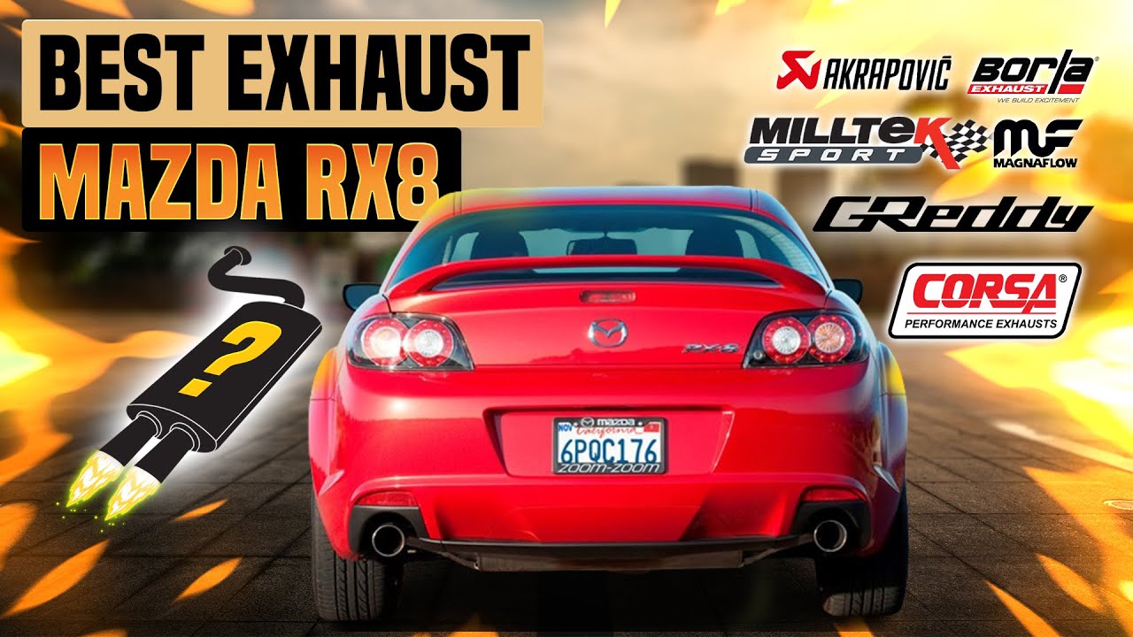Mazda RX8 Exhaust Sound 🔥 Review,Upgrade,Mods,Compilation,Stock,Greddy,AgencyPower,HKS,Modified +