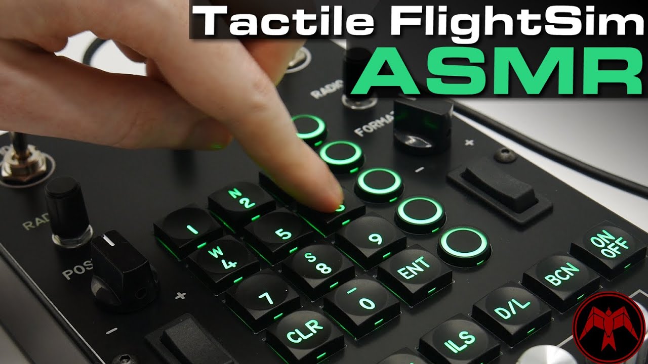 ASMR Tactile Switch Pressing Flightsim Hardware