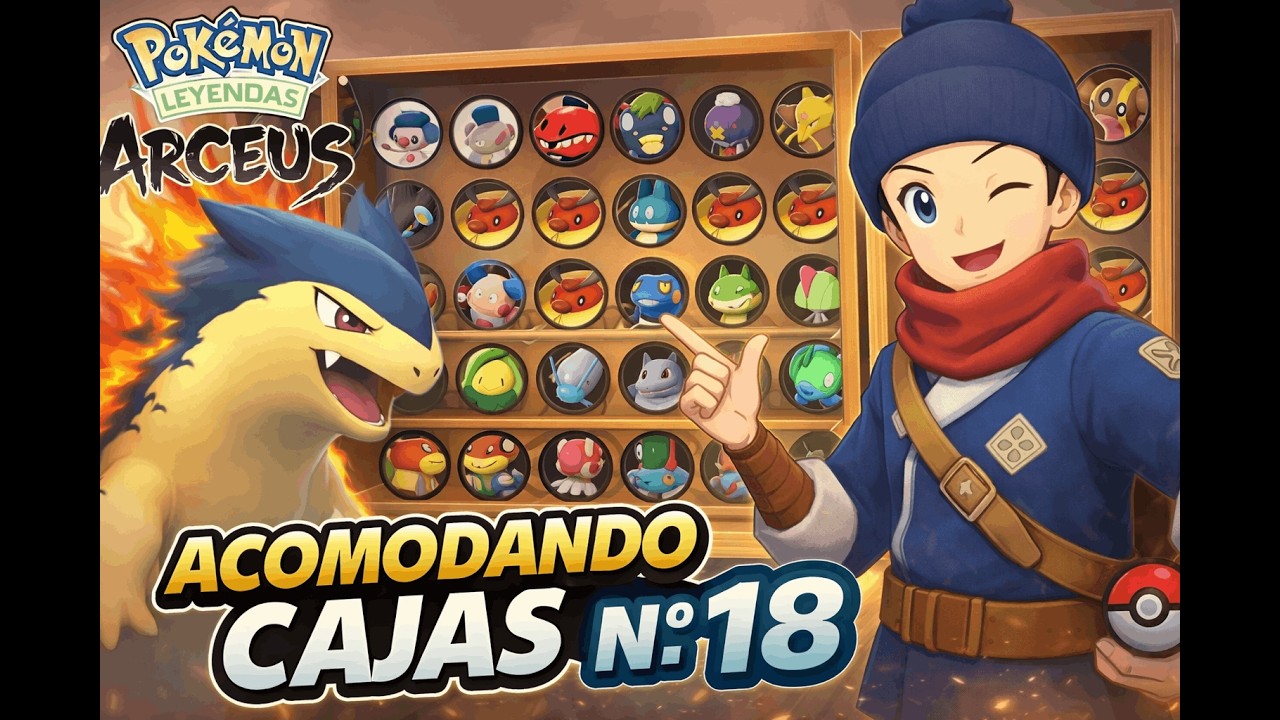 Acomodando Cajas  - Leyendas Pokémon Arceus - N.º 18