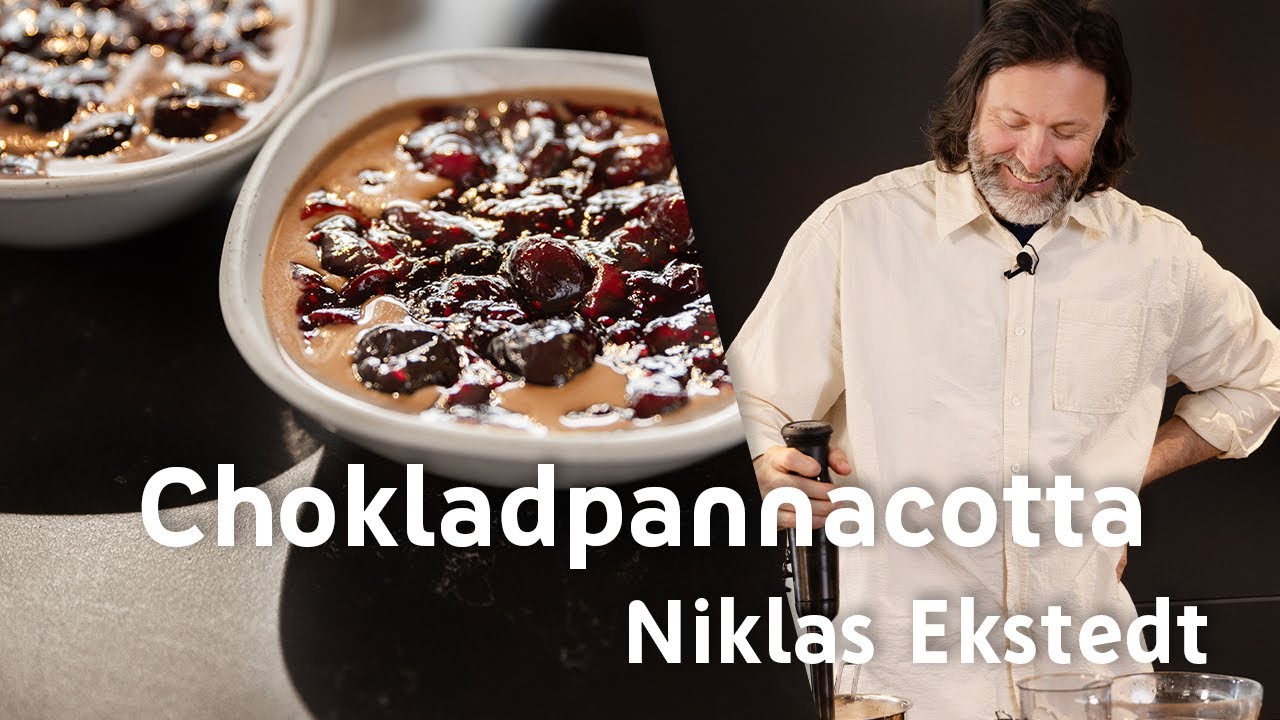 Chokladpannakotta - recept av Niklas Ekstedt