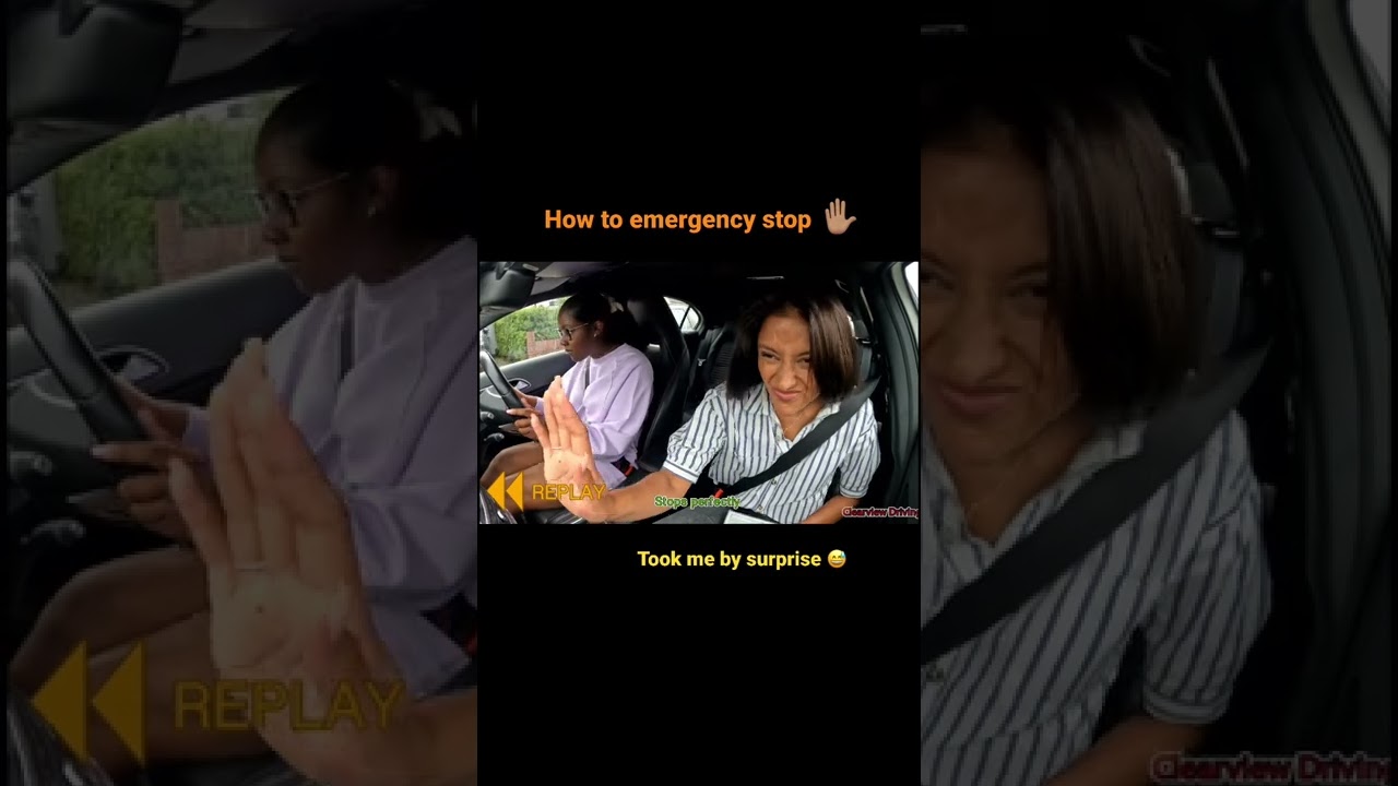 The Best Emergency Stop ✋🏽 Brake before Clutch