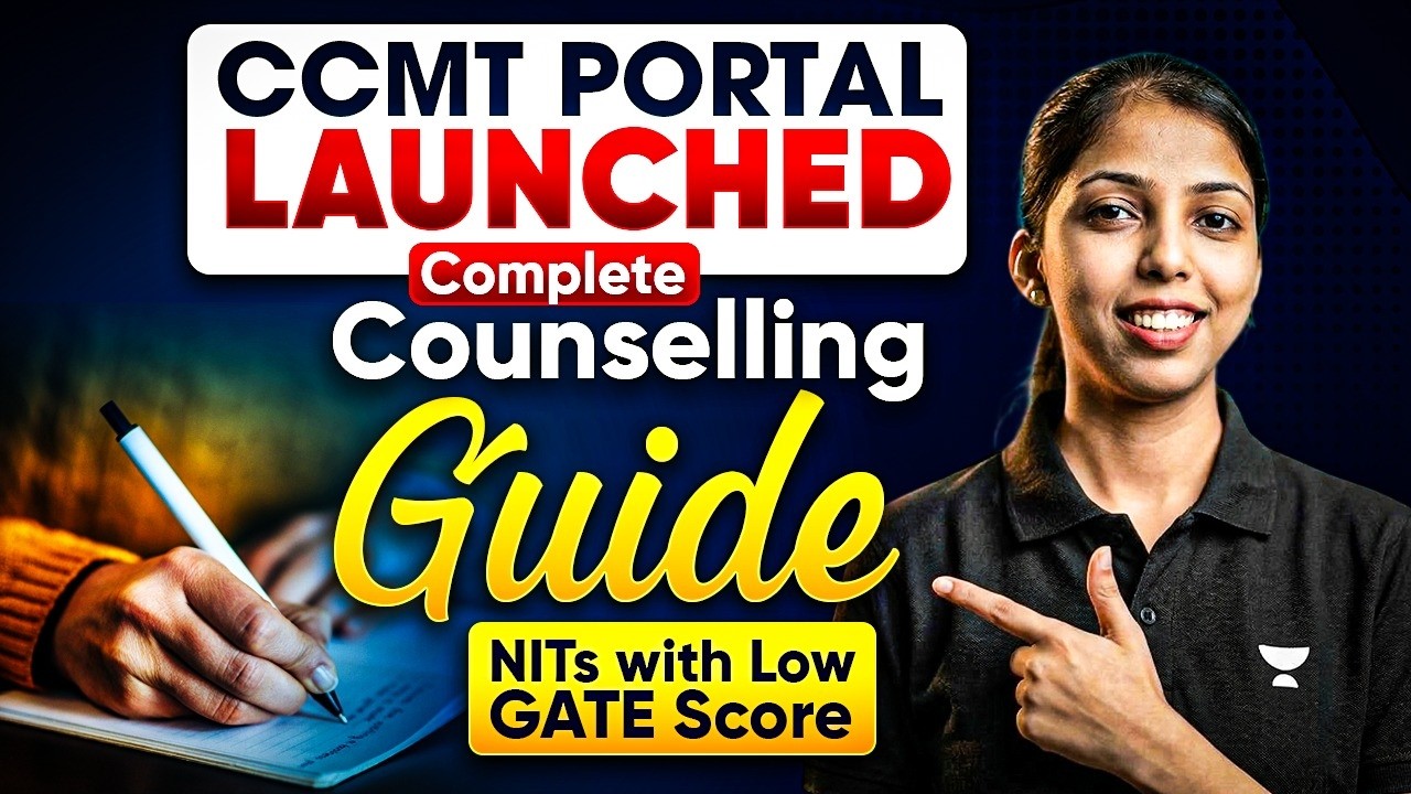 CCMT 2026 Portal Launched | Complete Counselling Guide | NITs with Low GATE Score | Sweta Mam