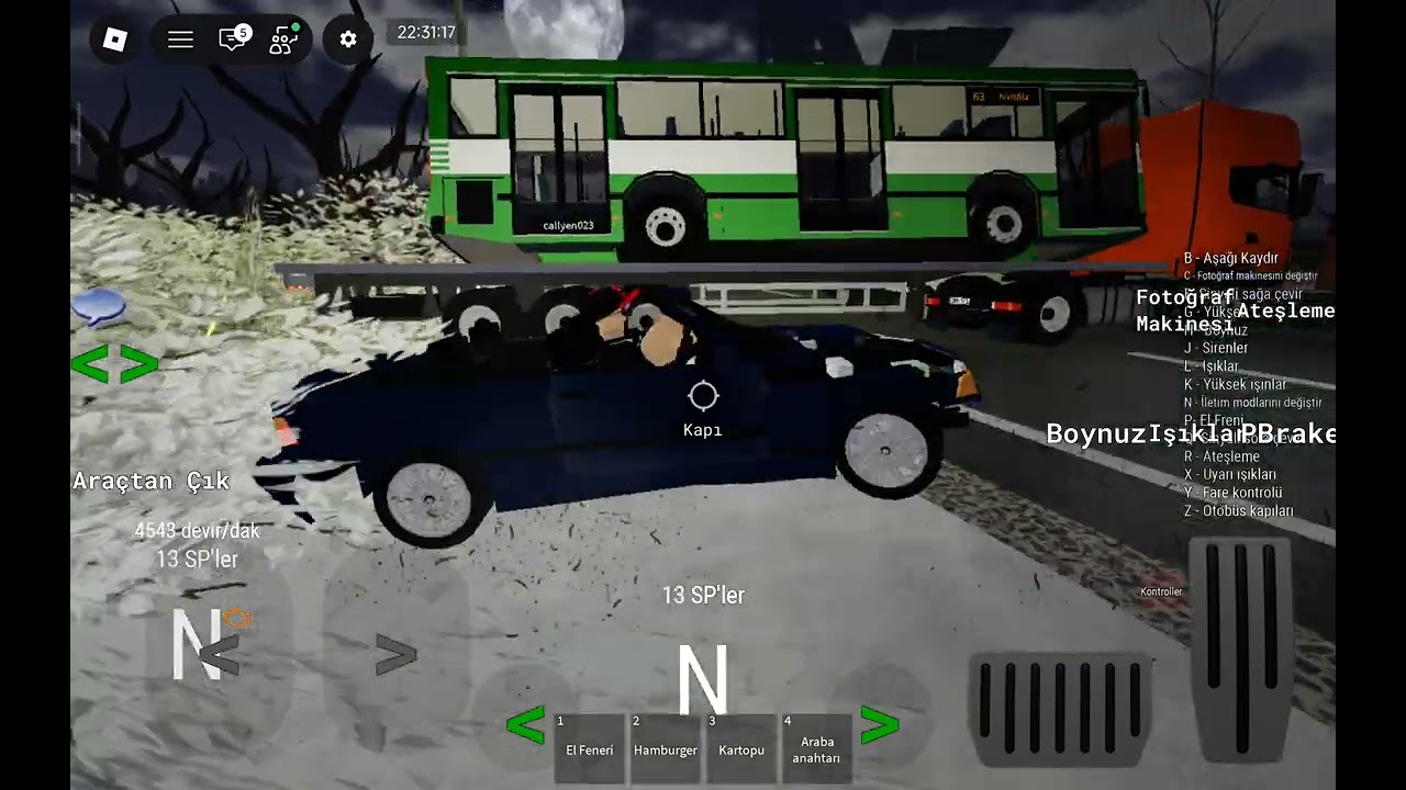Araba simülatör Roblox