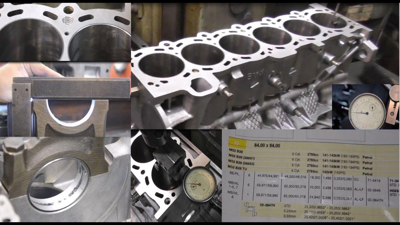 BMW M52B28 286S2 Дефектовка після гільзовки не нами...! B.S.Motorservice.м.Вінниця Україна