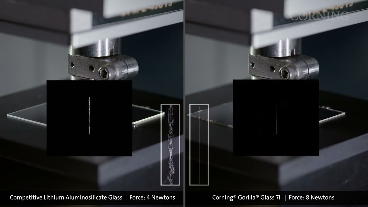 Corning&reg; Gorilla&reg; Glass 7i Knoop Scratch Test