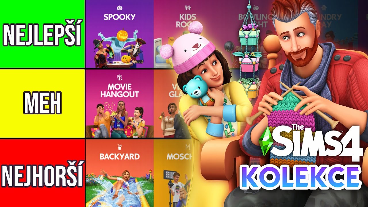 😍 Hodnotím všechny KOLEKCE The Sims 4 (Tier List 2025) 😒