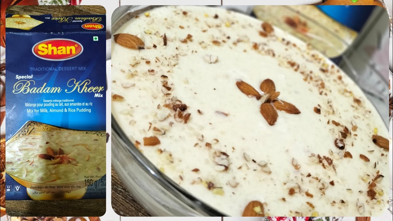 Instant Rice Pudding/Shan Special Badam Kheer Mix Recipe/Festival Special Almond Rice Dessert