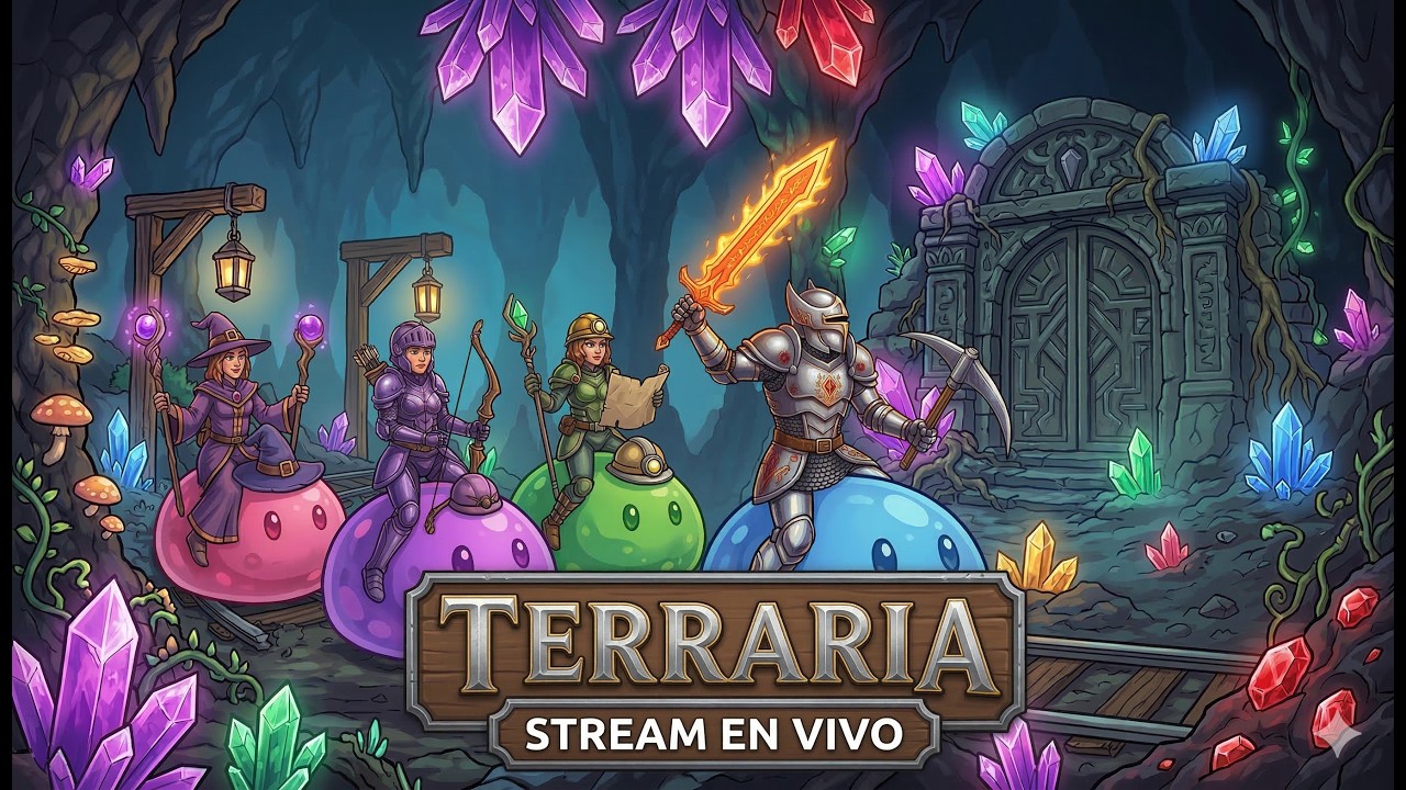 🔴 TERRARIA con los PANAS! | Jugamos Terraria (máxima dificultad)