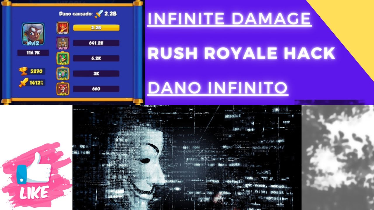 RR Rush Royale Free Hack infinite damage (dano infinito)