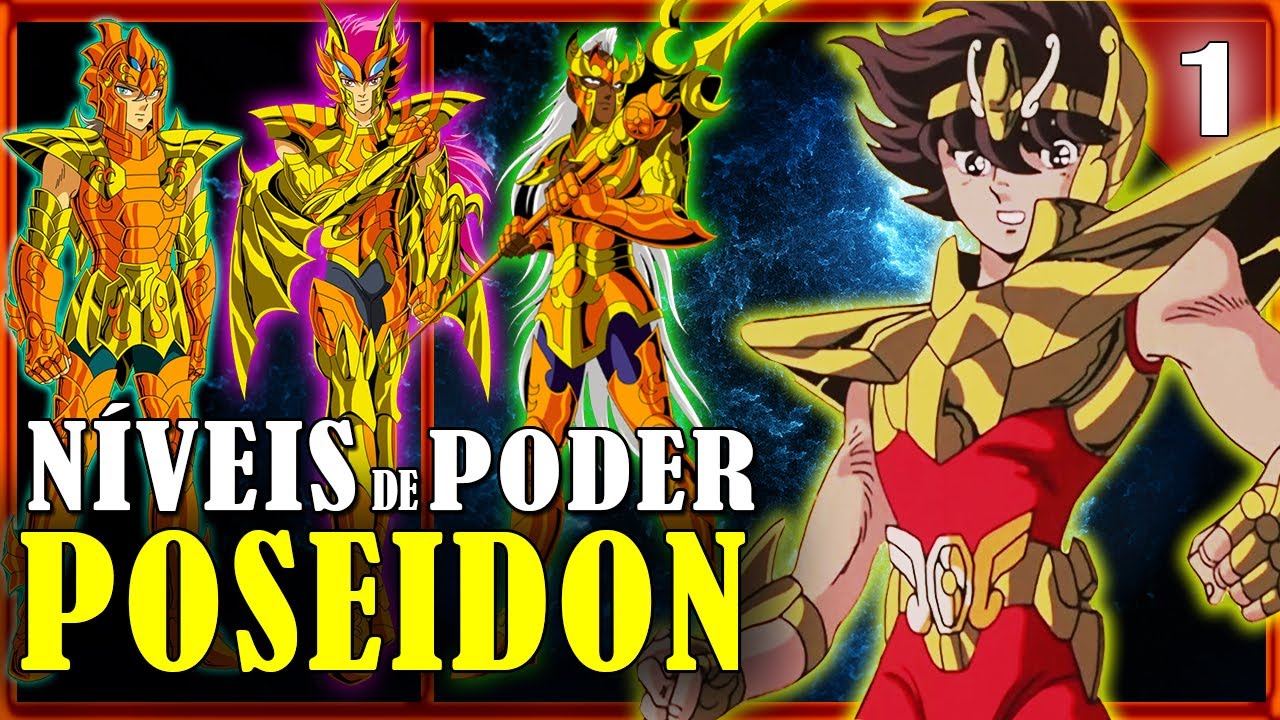 NÍVEIS de PODER - Saga POSEIDON  (Parte 1) | Cavaleiros do Zodíaco
