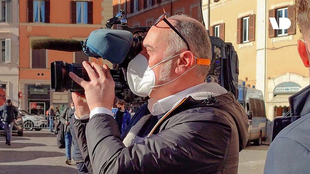 Il videoreporter nei giorni dell'elezione del PRESIDENTE DELLA REPUBBLICA