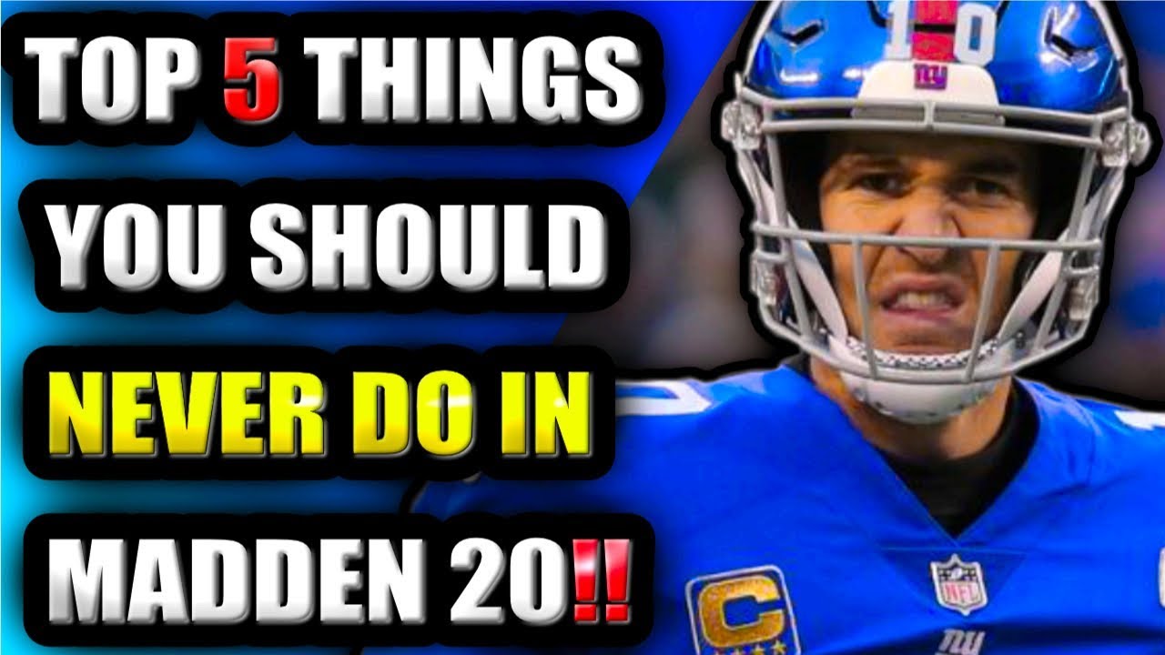 The REASON YOU Are Bad At Madden 20!!! (Tips & Tricks)