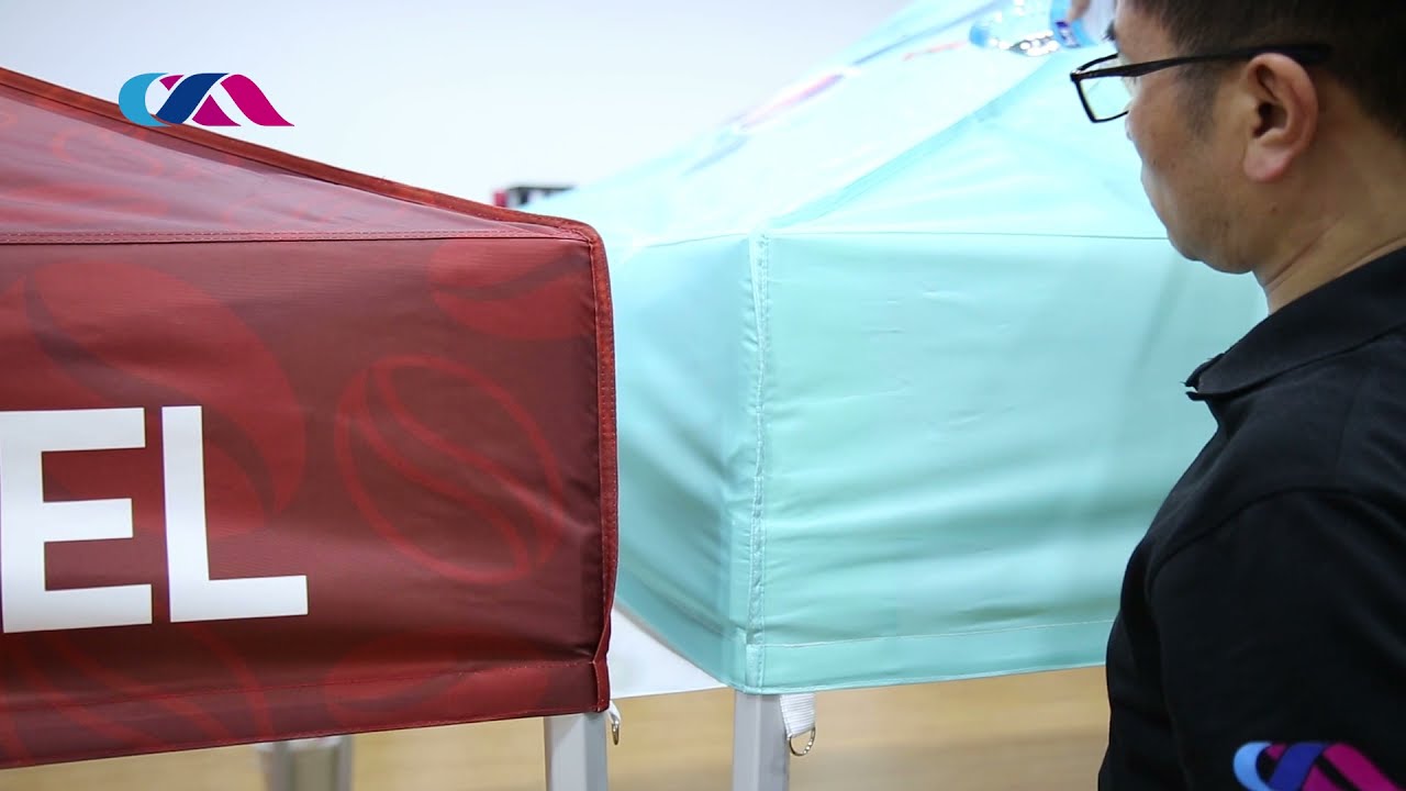 How to Attach a Rain Gutter between two Canopy Tents | CFM