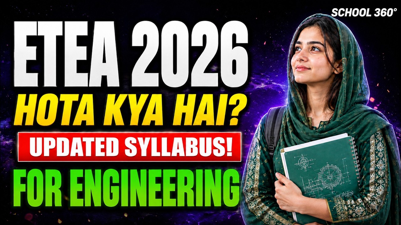 ETEA Engineering CBT 2026 Complete Syllabus + Preparation Guide (Physics, Maths, English, Chemistry)