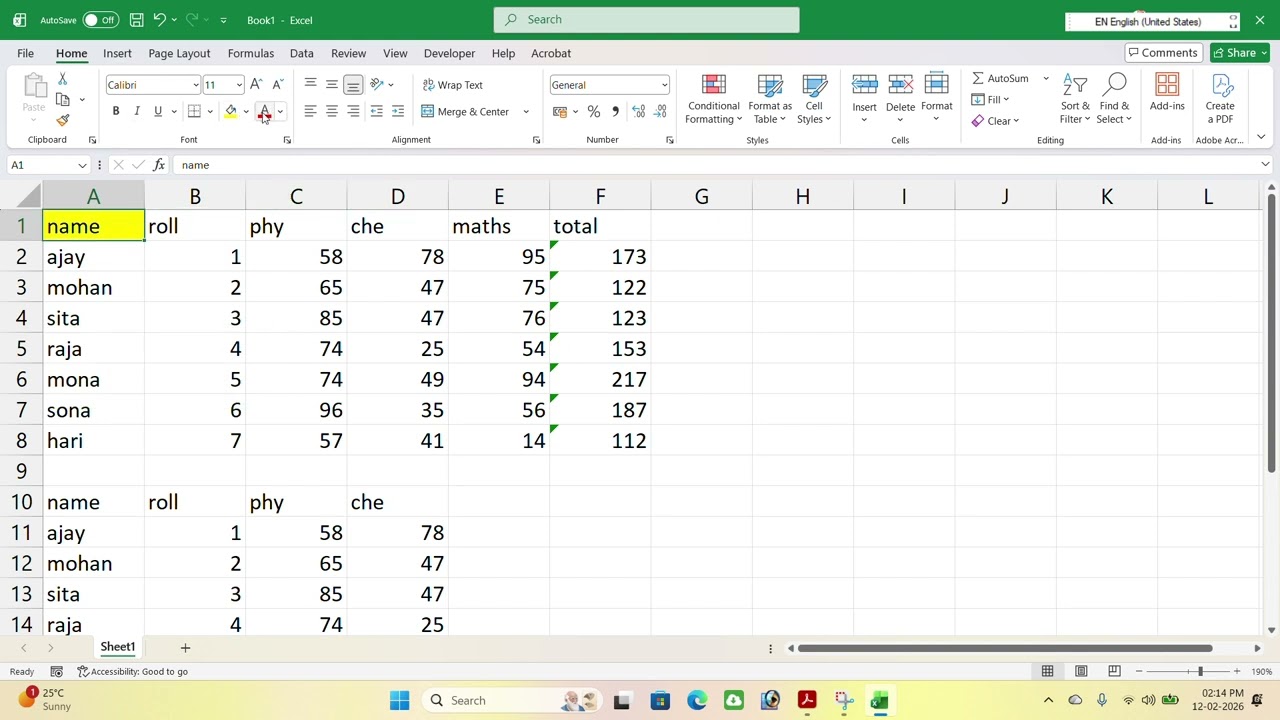 how to open excel? and how to put data in excel sheet? and format the data in excel.
