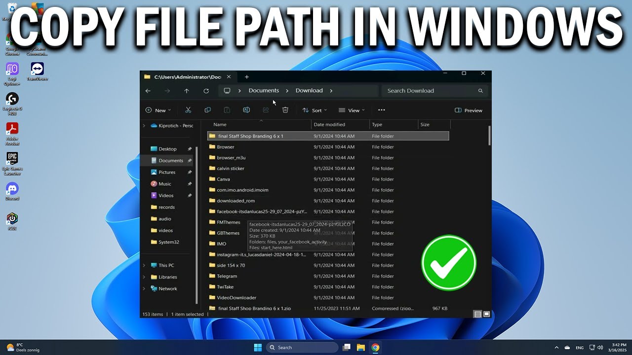 How To Copy the File Path in Windows 10 & 11 - Easy Fix
