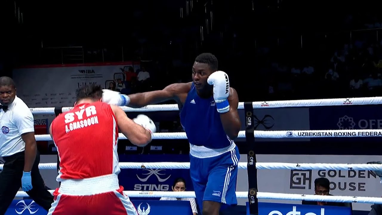 R16 (92KG) GHOUSSOUN ALAA ELDIN (SYR) vs MACHADO KENO (BRA) | IBA World Boxing Championships 2023