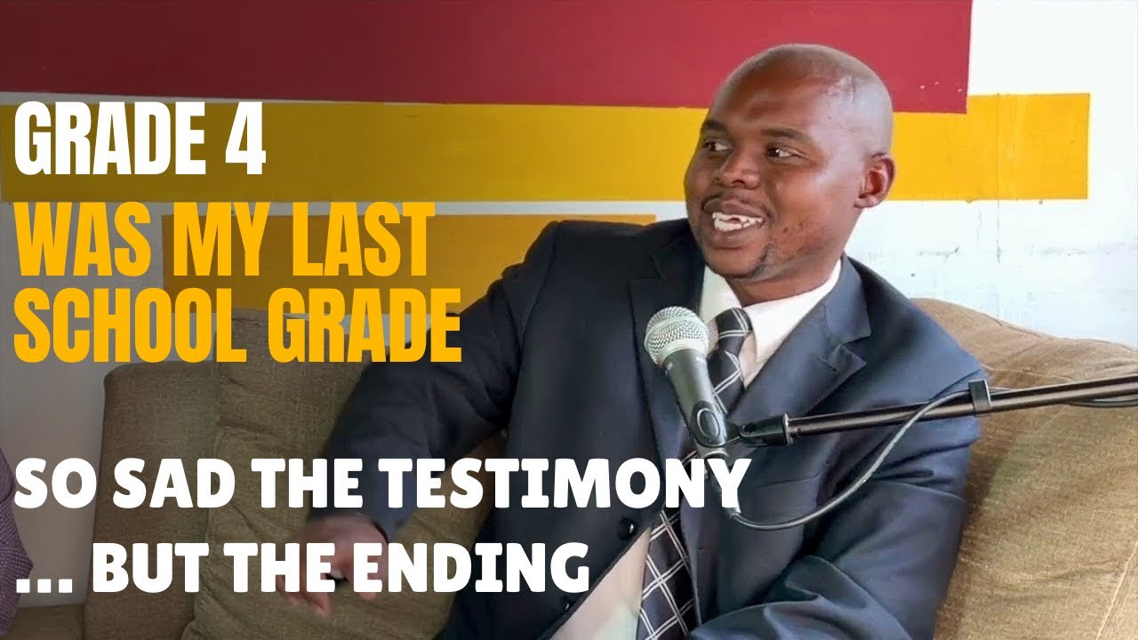 My last school grade was grade 4 | So sad the testimony &hellip; but the ending | Brother Motlatsi Moledi