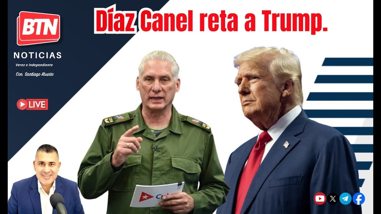 En Vivo: Díaz Canel reta a Trump.