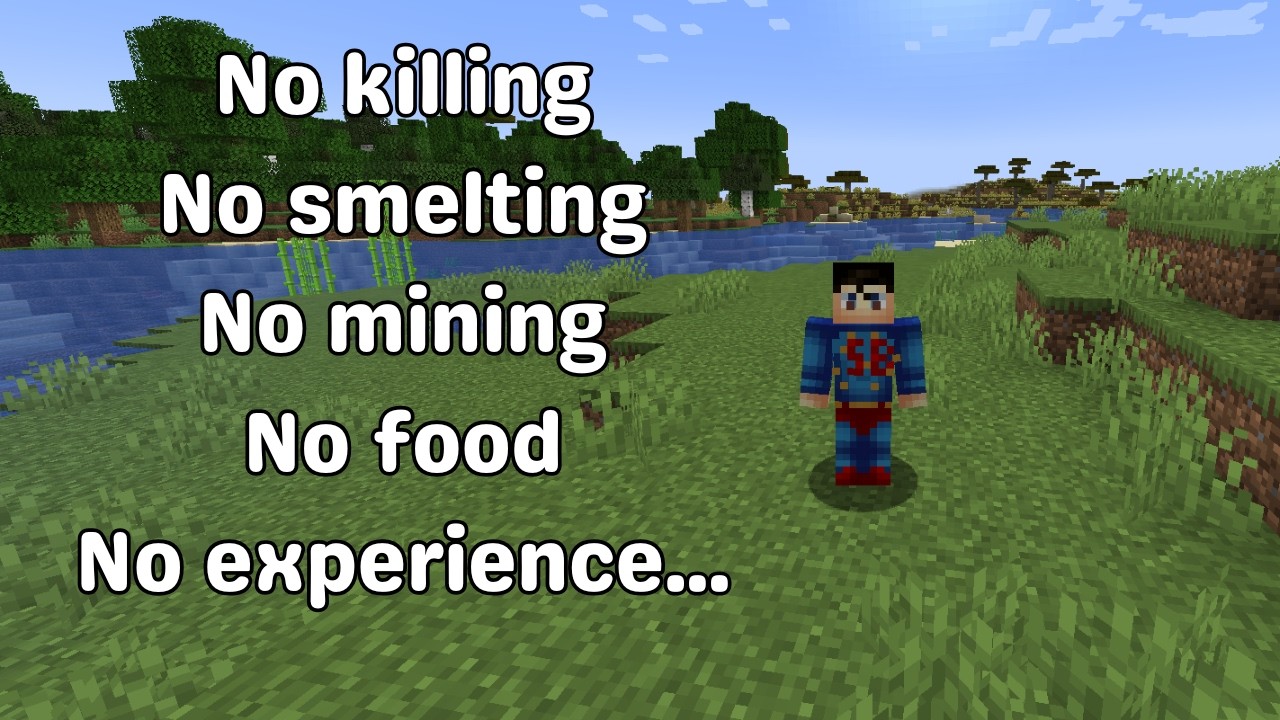 I tried beating minecraft WITHOUT gathering EXP