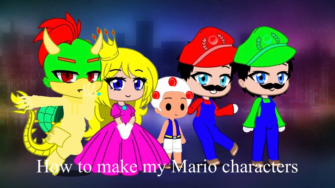 How to make my Mario characters for everyone 