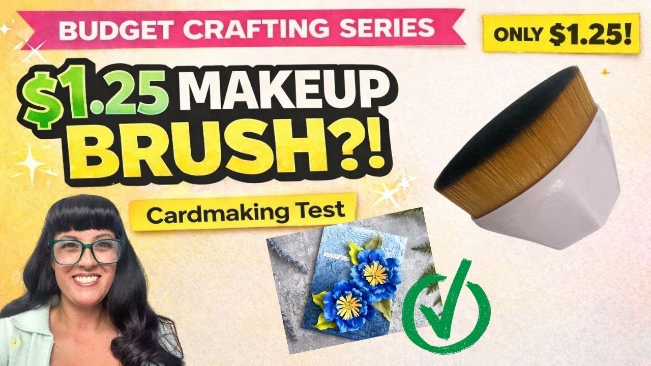 Testing Out BUDGET craft supplies for CARDMAKING: Ink Blending Brushes