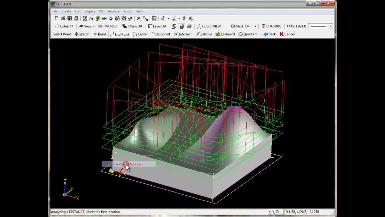 SURFCAM Tutorial - 3-Axis: HSM Z-Rough - Overview