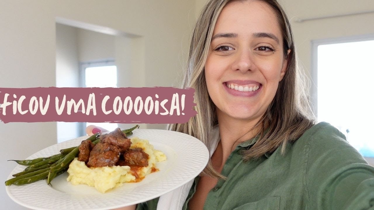 SEM PALAVRAS PRA ESSA RECEITA DE CARNE DE PANELA COM PURÊ DE BATATAS👅💦 & minha rotina da manhã
