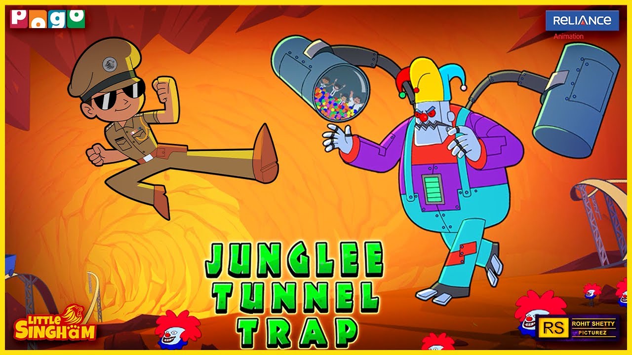 Little Singham |Junglee Secret Tunnel | Diwali Dhamaka | Supercop Adventure | Pogo TV | Kids Cartoon